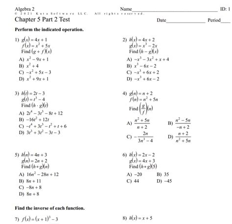 2021 kuta software algebra 2.